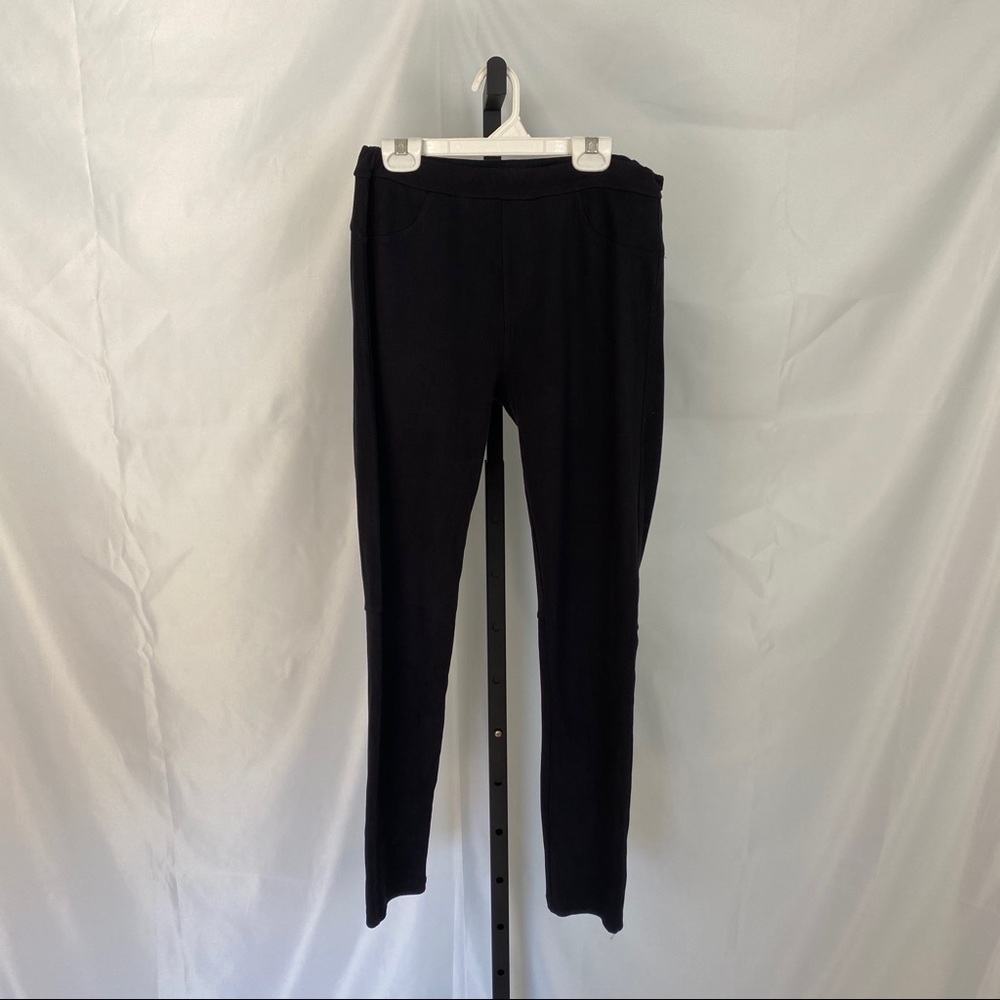 Sanctuary Black Faux Suede Pants, size Medium